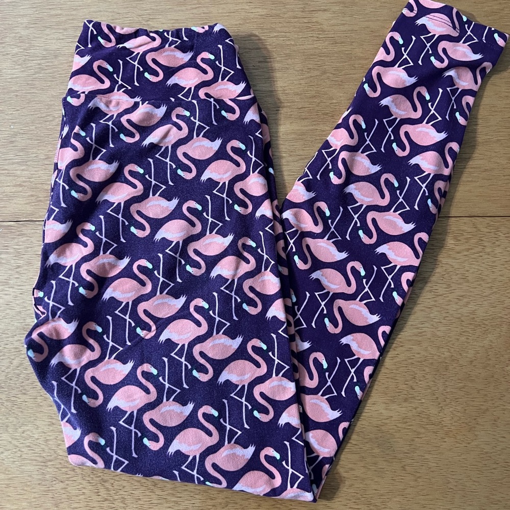 LuLaRoe Flamingo leggings